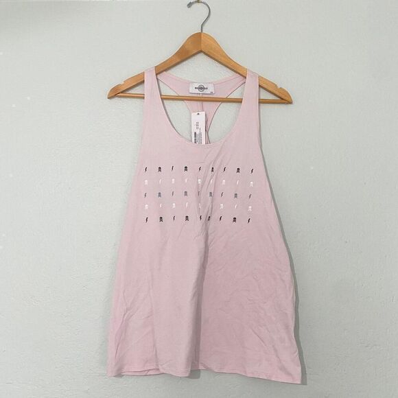 soulcycle Tops - NWT Pastel pink soulcycle workout racerback tank top.